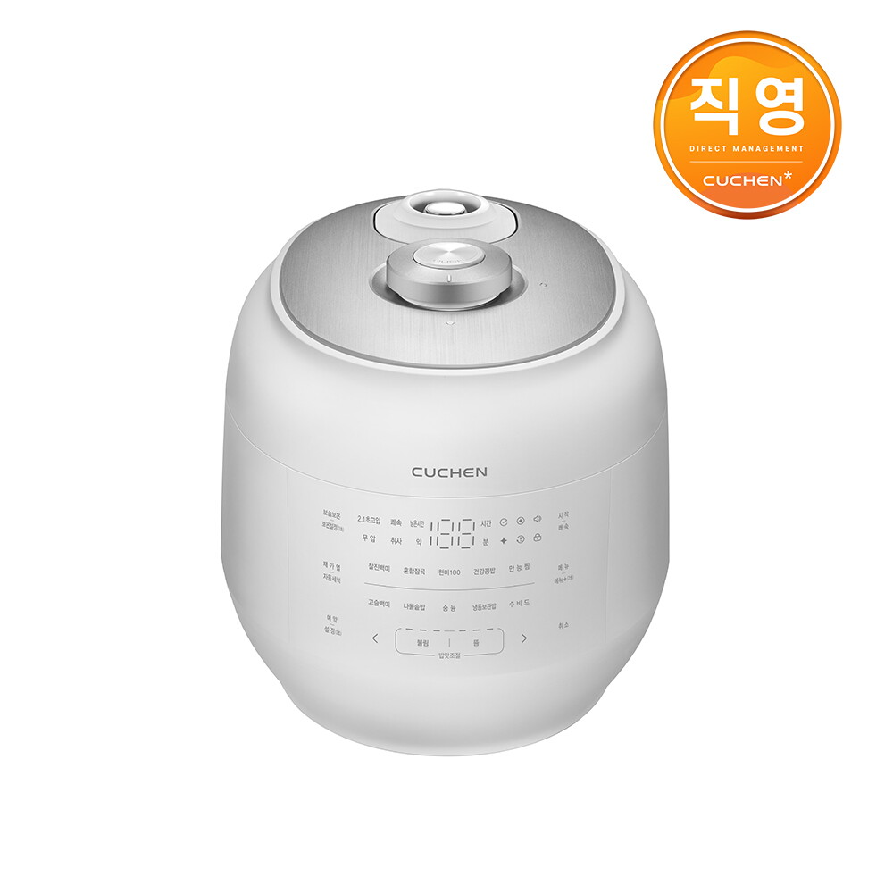쿠첸 쿠첸 121+ 풀스테인리스 듀얼프레셔 IH전기압력밥솥 10인용 CRT-RPD1092SEW