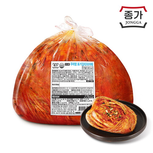 종가집 (종가집) 우리땅 태백 포기김치 5kg (외식)