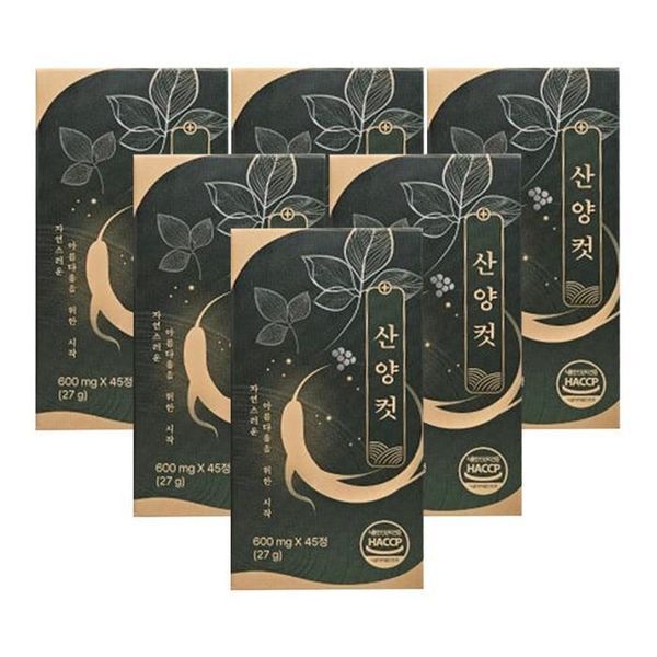 하프클럽(식품) [하프클럽/기타]산양컷 산양삼 산양커트 산양컷 600mg x 45정 / 6박스 / DY