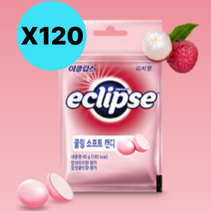 셀러허브 식품 이클립스 쿨링 소프트 캔디 사탕 리치향 45g X 120개