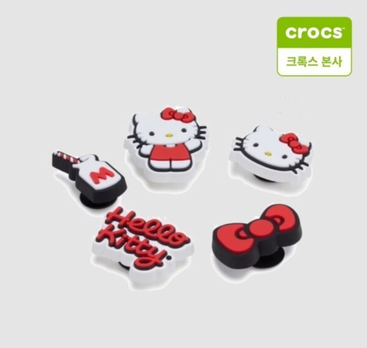 크록스 (크록스 본사)헬로키티 5종 지비츠 세트 10012664