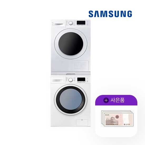 [렌탈]삼성전자 렌탈 삼성 건조기 세탁기 직렬세트 9kg WW90T3000KW+DV90TA040KE 월34500원 5년약정/60개월 의무사용