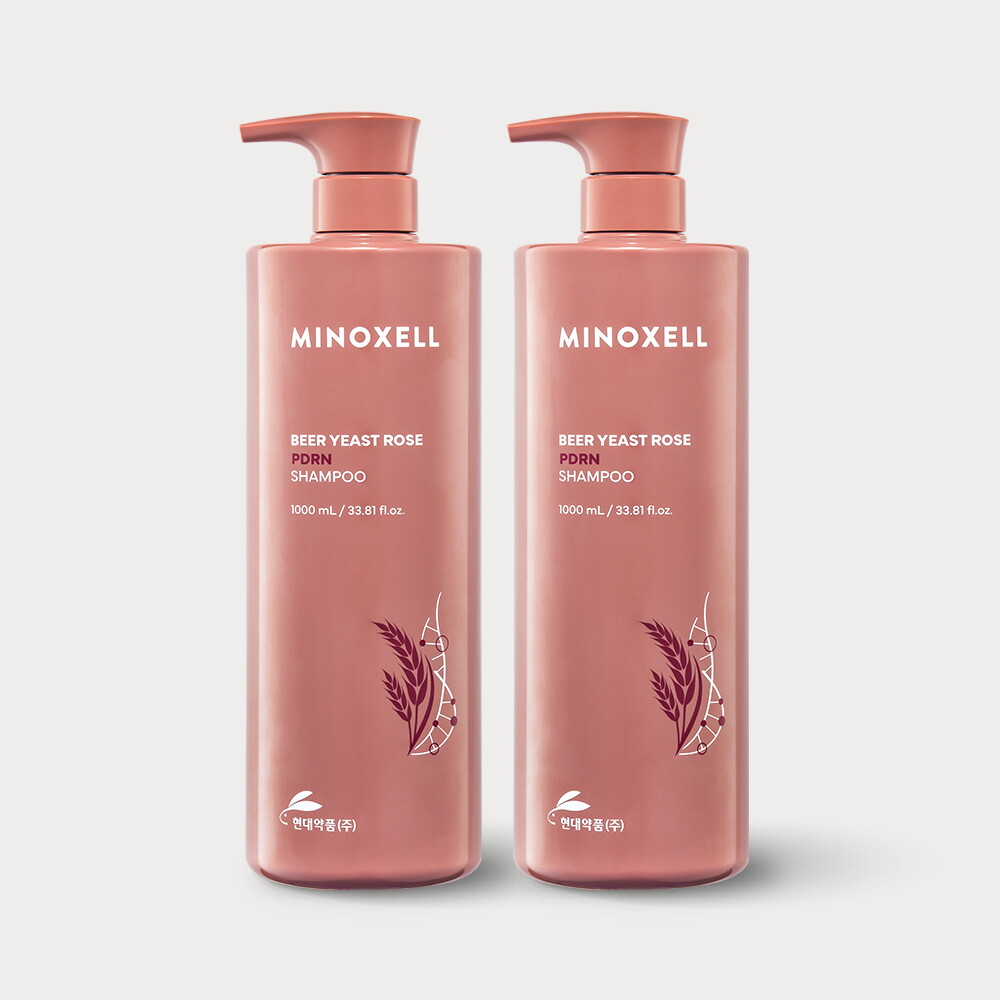 마이녹셀 마이녹셀 맥주효모 로즈PDRN 탈모샴푸 1000ML 2개