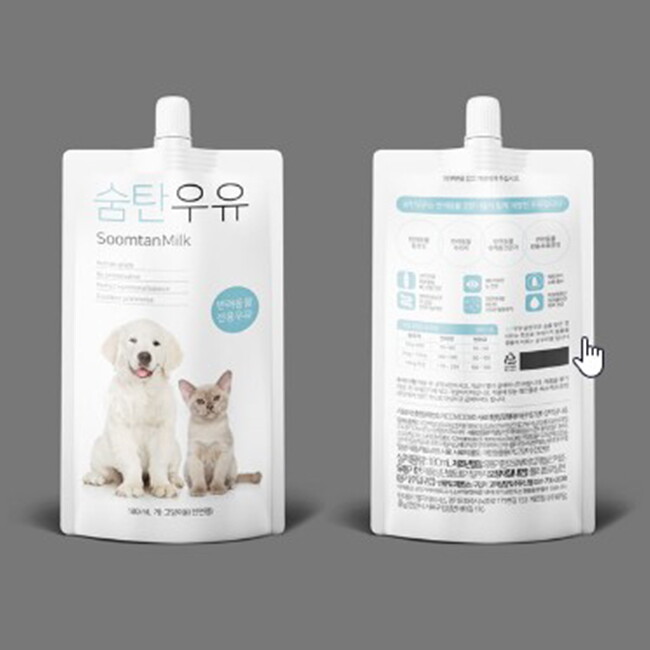펫앤드림 숨탄우유 180ml //개/고양이/애완동물/반려동물/밀크