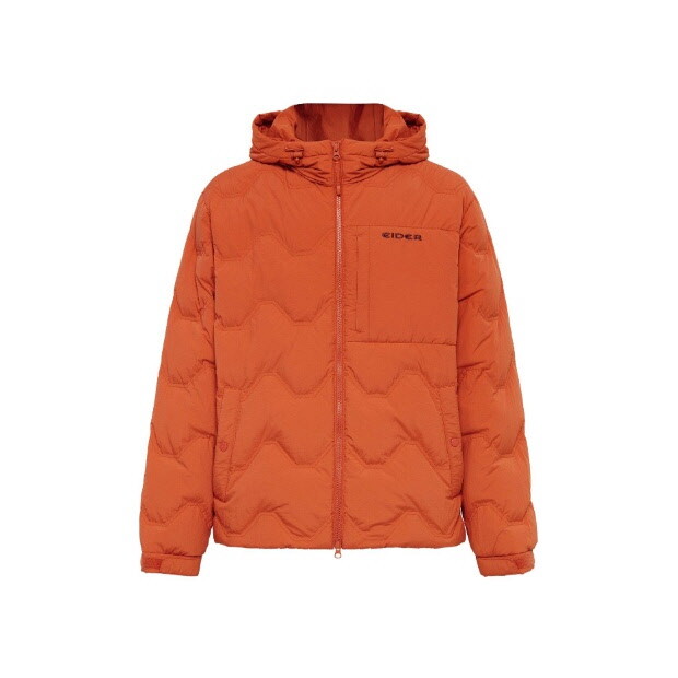 기타 아이더패딩 BQJ DMW25553O5 THERMOLOCK (써모락) 남성 슬림 후디 블렌드 다운 자켓 (Burnt Orange)