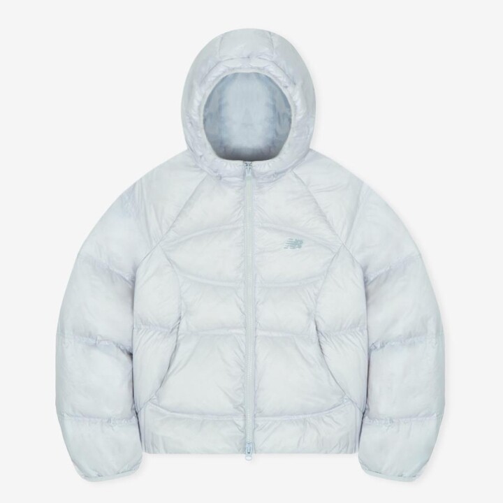 뉴발란스 WOMEN 플라잉 204 Airy 후드형 경량다운 NBNPG4W912 Light Blue