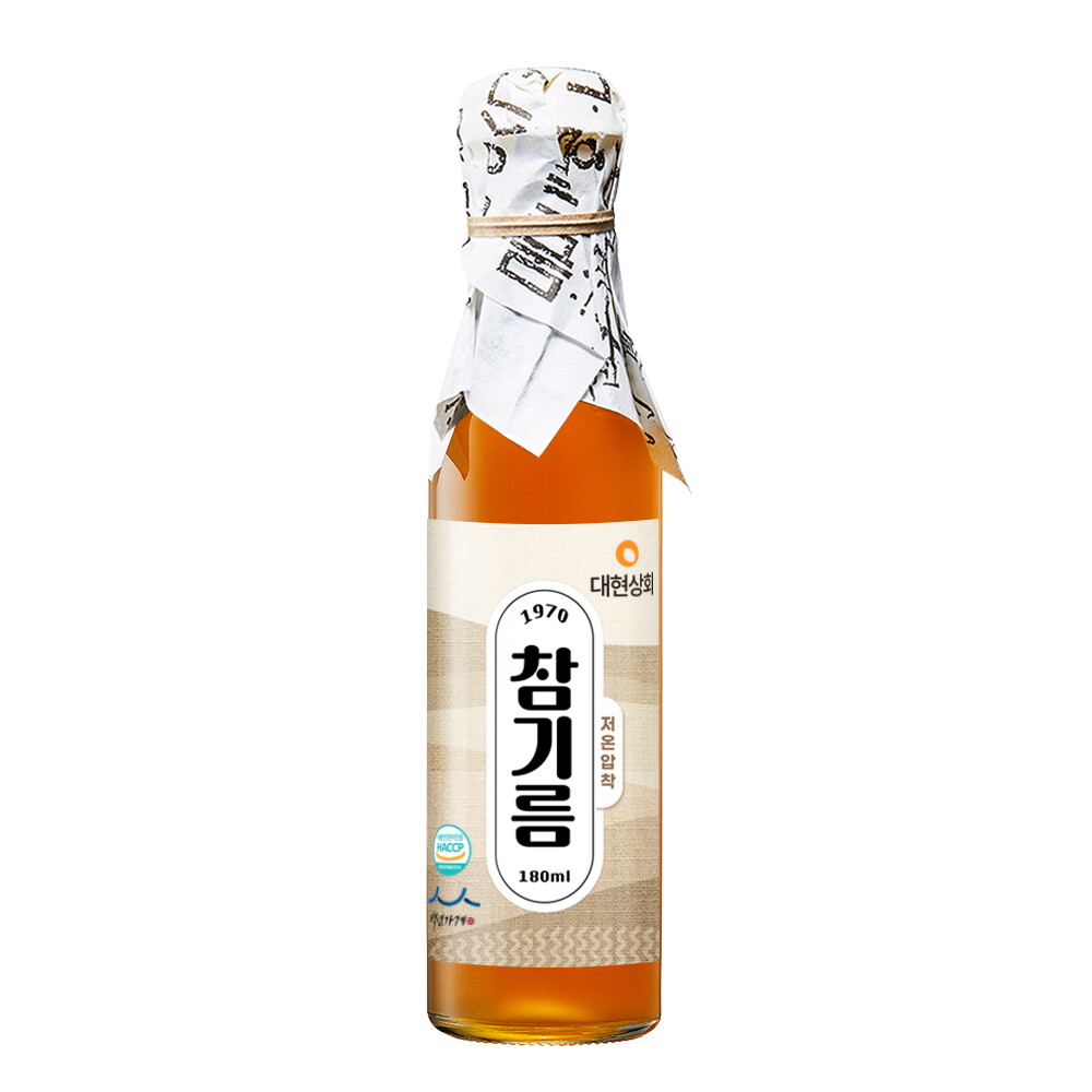 대현상회 50년전통 대현상회 저온압착 참기름 180ml
