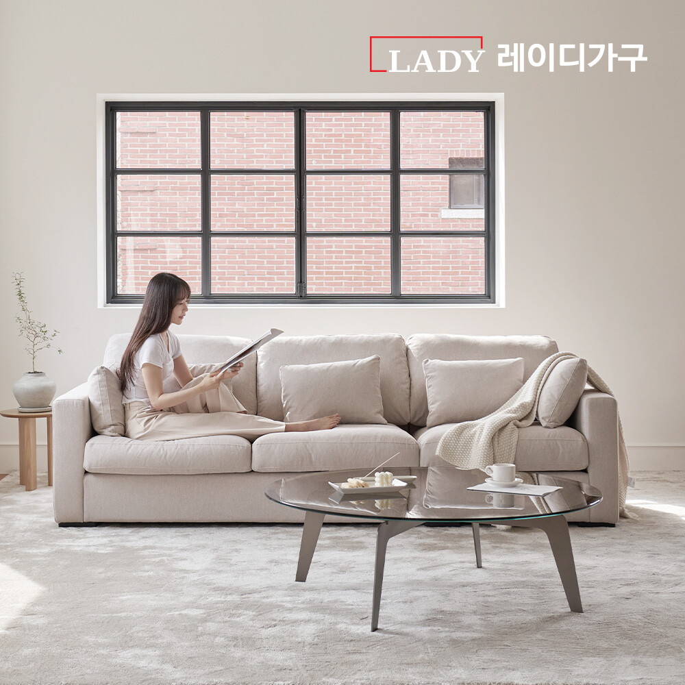 레이디가구 소노 프리미엄 패브릭 모듈 소파 4인용