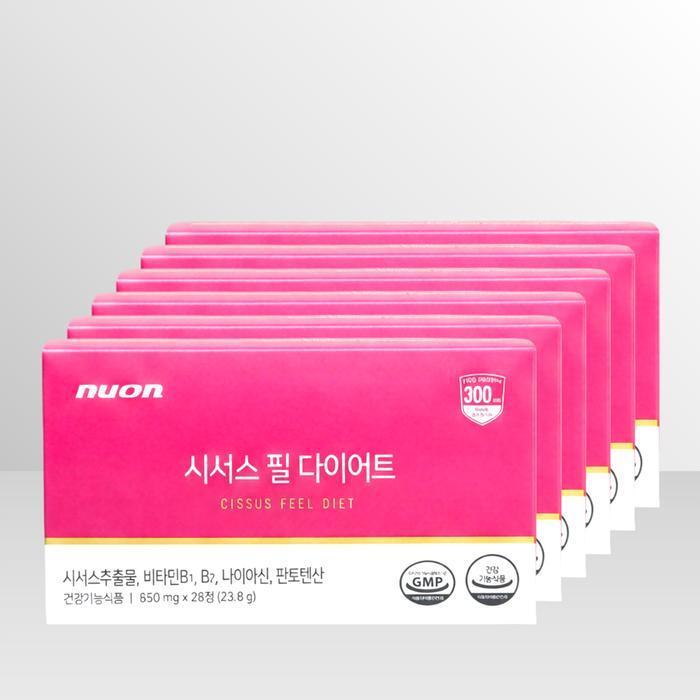 셀러허브 식품 뉴온 시서스 필 다이어트 850mg x 28정 6개 / iuy