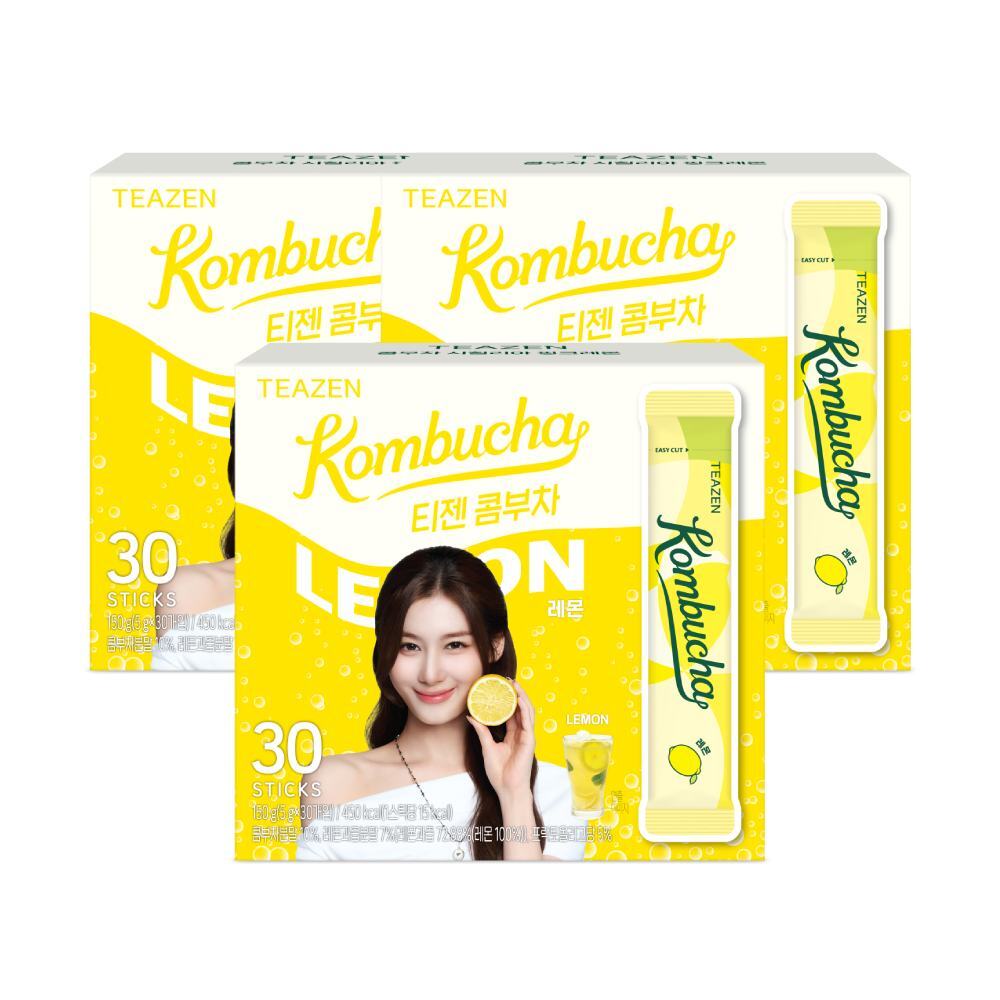 티젠 티젠 콤부차 레몬 30스틱입X3박스