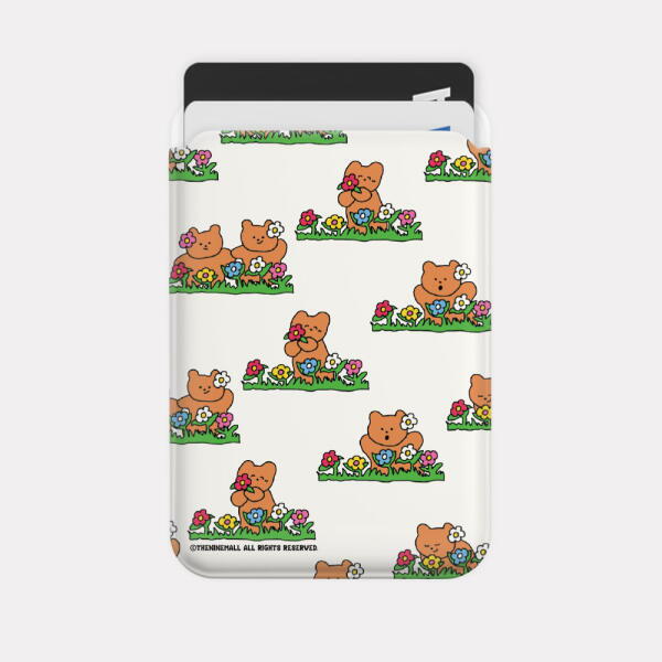 [㈜모먼트디자인]아트박스 아트박스/더나인몰 pattern garden gummy [맥세이프 카드슬롯]