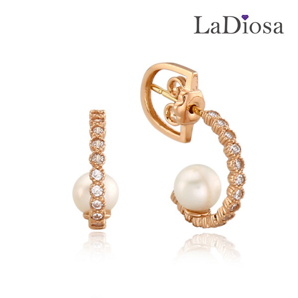 La Diosa 라디오사 18K 진주 귀걸이 LK18OP-173E