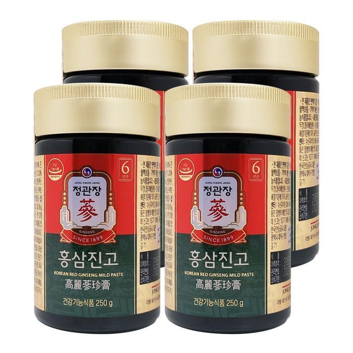셀러허브 식품 정관장 홍삼진고 250g 면역 증가 도움 4개 Ss