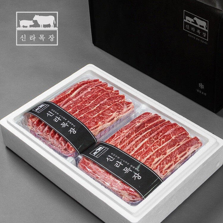 신라목장 신라목장 프리미엄 LA갈비 4kg(2kg+2kg) 선물세트