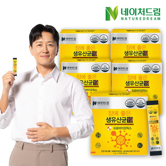 네이처드림 장에 좋은 생유산균19 2g x 30포 5박스