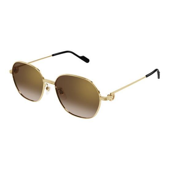 까르띠에 [해외배송] 24FW 까르띠에 선글라스 CT0569SA 002 Gold