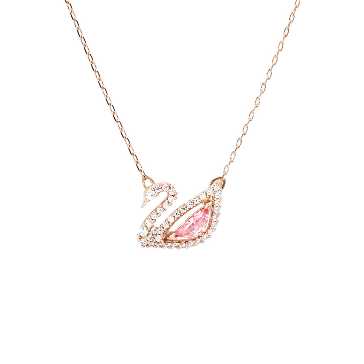 스와로브스키 스와로브스키 5469989 Dazzling Swan 목걸이 핑크