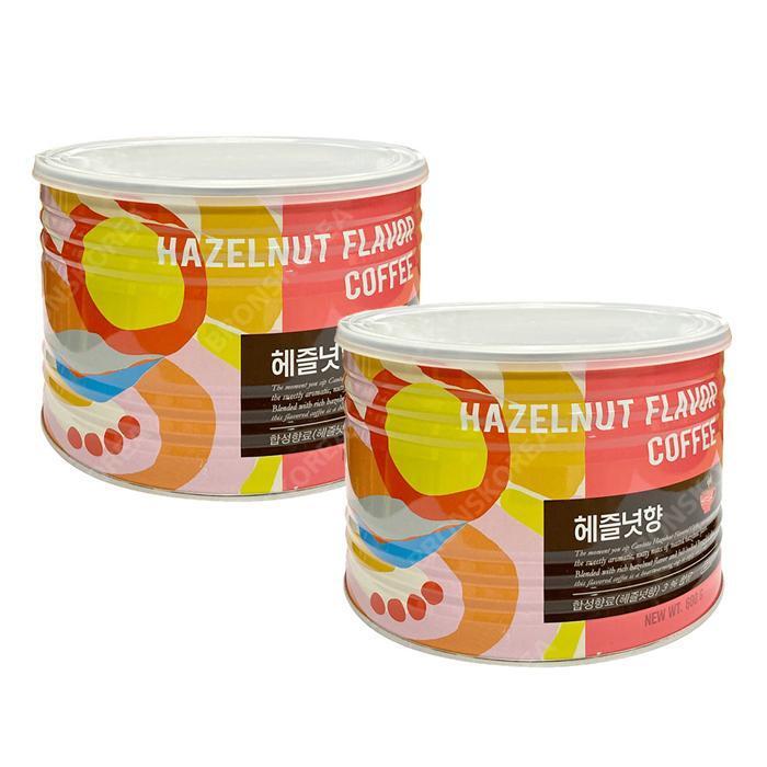 셀러허브 식품 칸타타 헤즐넛향 600g 2개 헤이즐넛 원두커피 분쇄 콩 드립