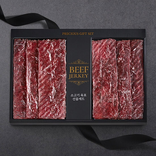 푸드진정성 스페셜 채끝등심 육포 선물세트 4호 640g(80g8팩)