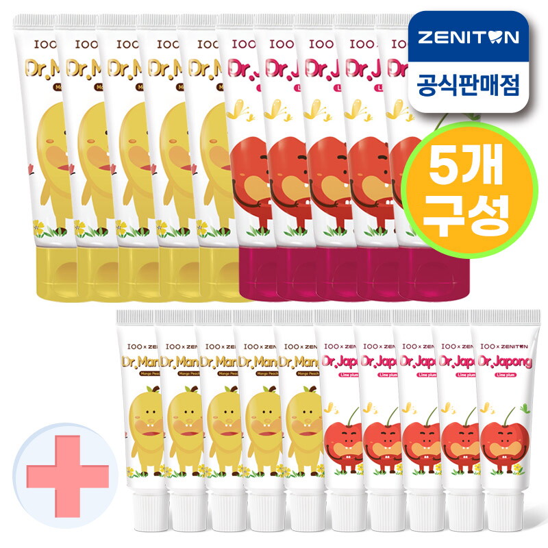 제니튼 제니튼 닥터망구 자퐁 초등학생 치약 60g+미니 15g x5개 (8-13세)