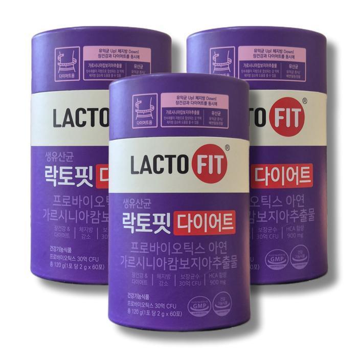 셀러허브 식품 종근당건강 락토핏 다이어트 2g 60포 3통 /wb