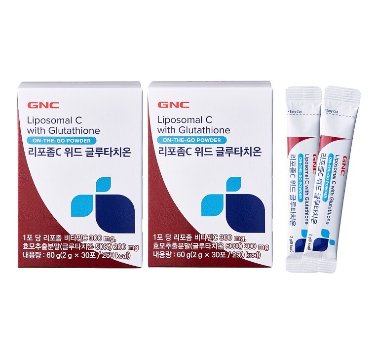 지엔씨 (GNC) 리포좀C 위드 글루타치온 (2g X 30포 X 2개)