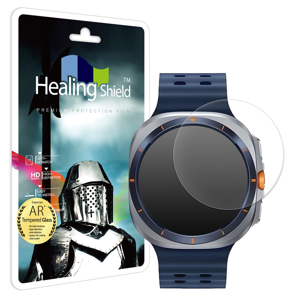[㈜폰트리]힐링쉴드 갤럭시워치8/7 울트라 47mm AR 고화질 강화유리필름 1매