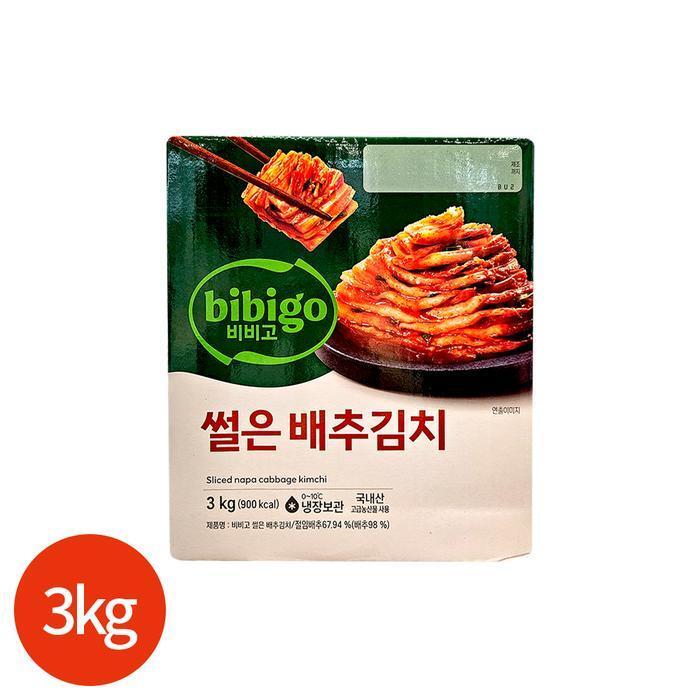 셀러허브 식품 CJ 비비고 썰은 배추김치 3kg