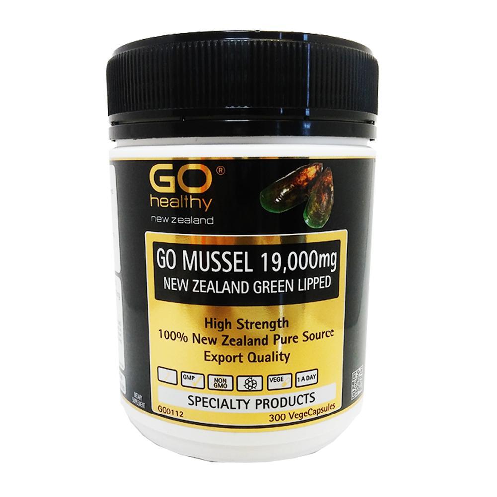 프록시 해외직구 뉴질랜드직구 Go Healthy 고헬씨 고 초록입홍합 19000mg 300베지캡슐