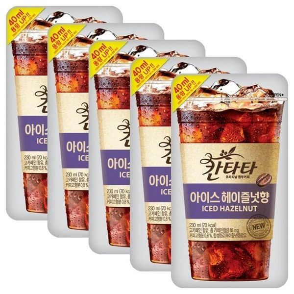 셀러허브 식품 [하프클럽/기타]롯데 칸타타 아이스 헤이즐넛향 230ml x  50팩