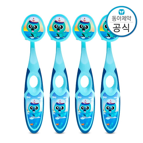 동아제약 조르단 유아칫솔 스텝 2단계 3-5세 4개