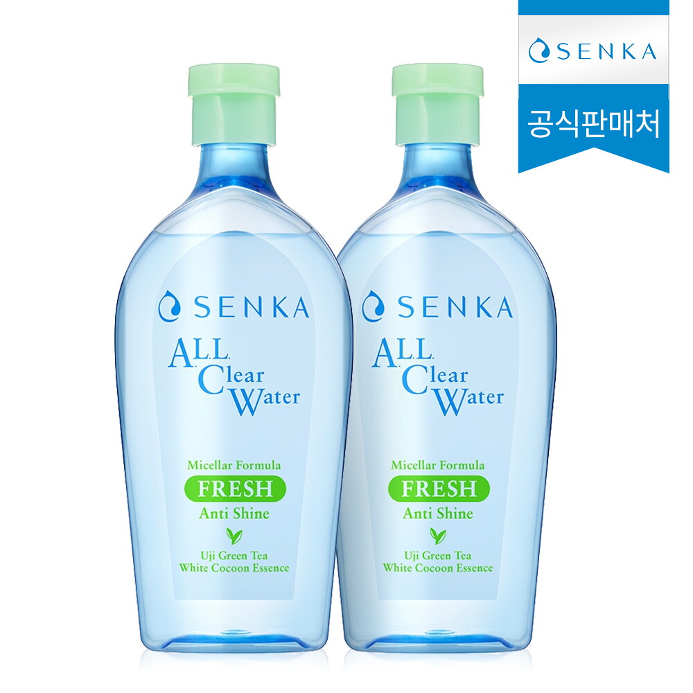 센카 센카 올 클리어 워터 미셀라 포뮬러 프레시 400ml 2개