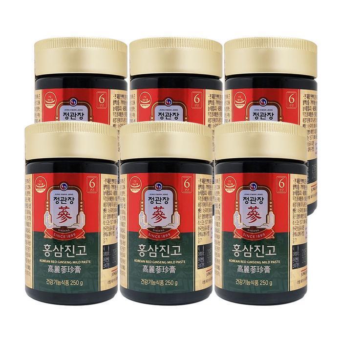 셀러허브 식품 정관장 홍삼진고 250g 면역 증가 도움 6개 Ss