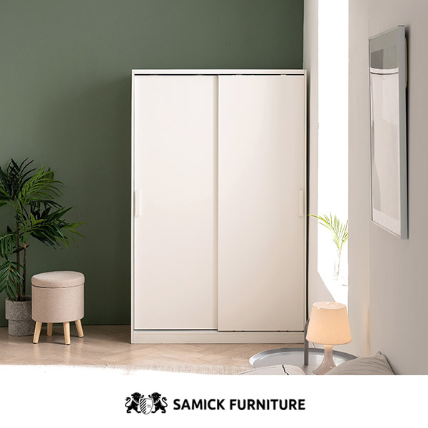 삼익가구 [롯데단독] 삼익가구 유니온 행거형 슬라이딩 옷장 1200_착불배송
