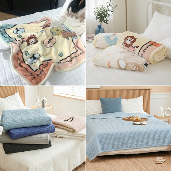 더베딩샵 [9/9~11 메가딜데이] 무료배송+기프티콘 이벤트까지! 담요/피그먼트 이불 최저가 도전