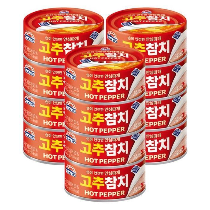 셀러허브 식품 사조 고추참치 150g x 12개