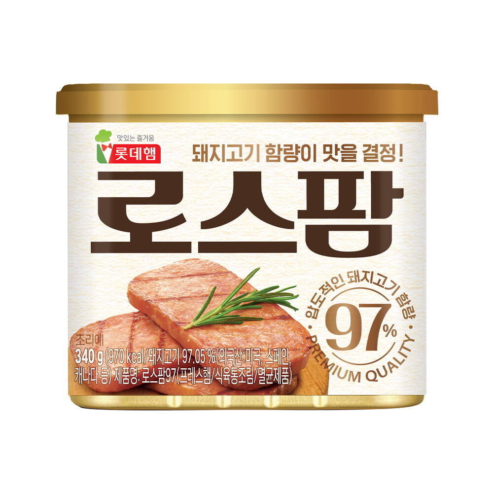 롯데햄 롯데웰푸드 로스팜 340G 24입