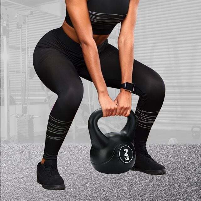 친절한탄씨 크로스핏 블랙 덤벨 케틀벨 AS2KG (6kg)