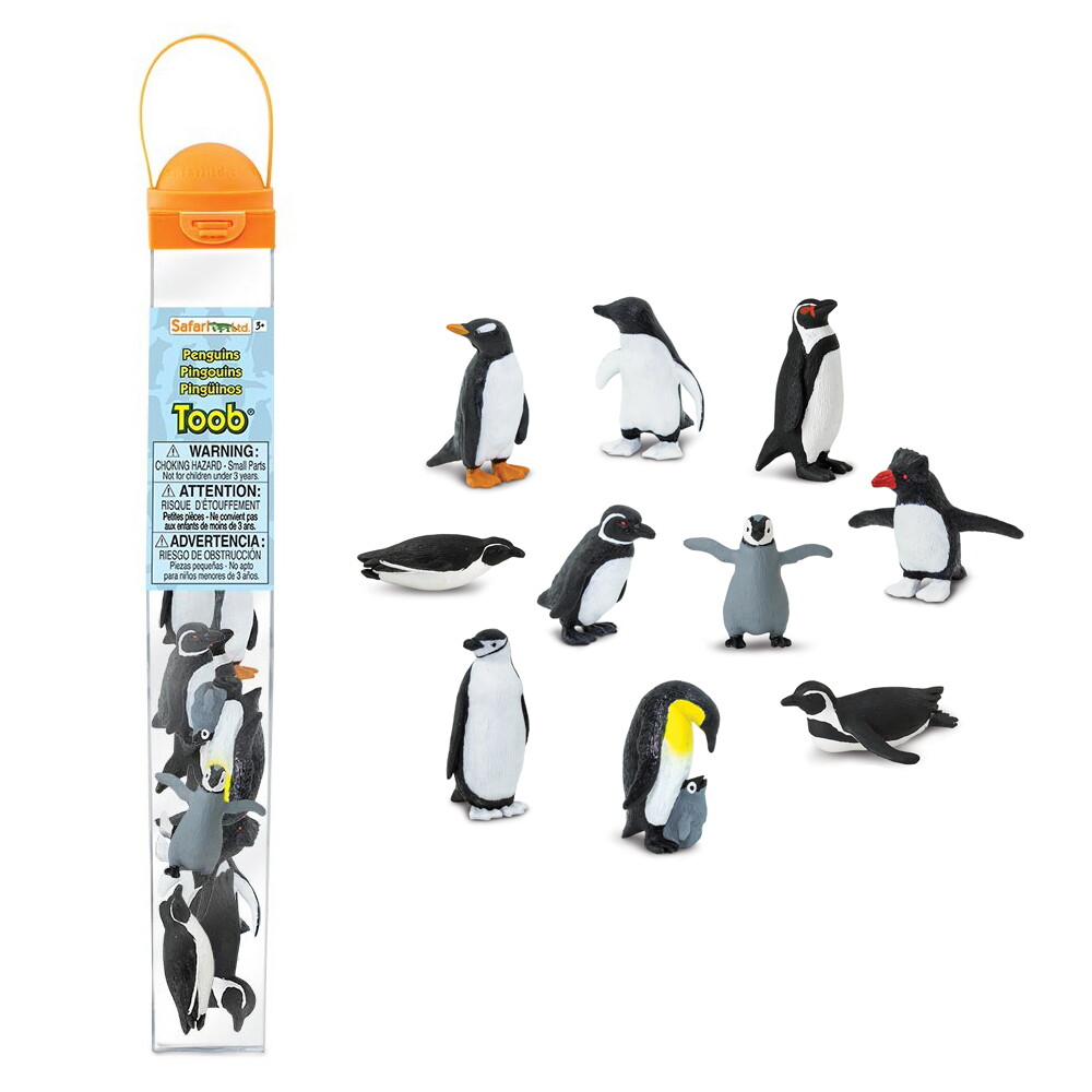 [Safari Ltd]사파리엘티디 683404 펭귄 동물피규어 튜브