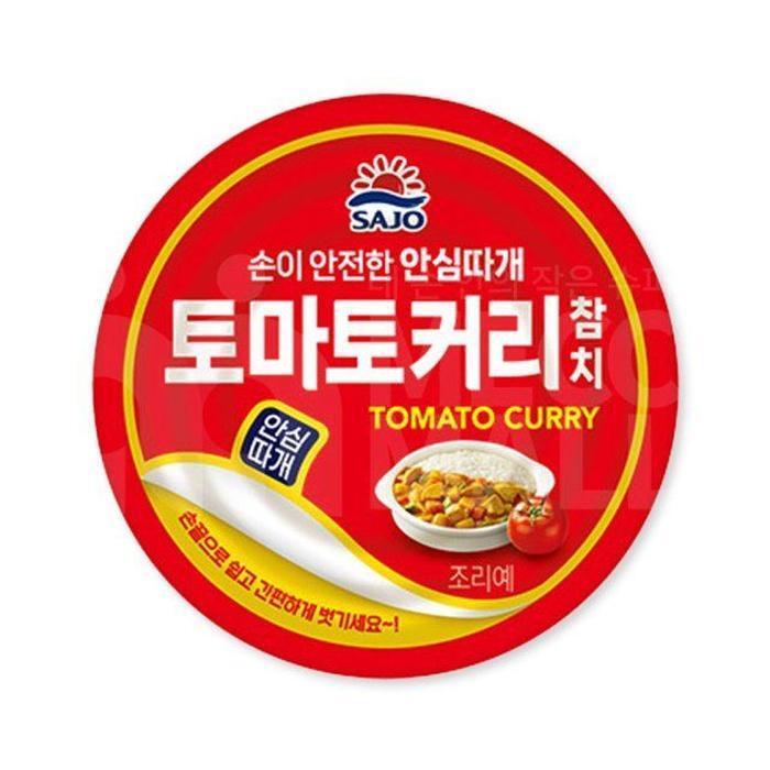 셀러허브 식품 사조 토마토커리 참치 100G x 10개입