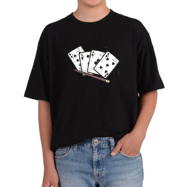 에이치플러스몰 [하프클럽/에이치플러스몰]반팔티 카드 포커 카지노 casino 게임 다양한색상 전사이즈