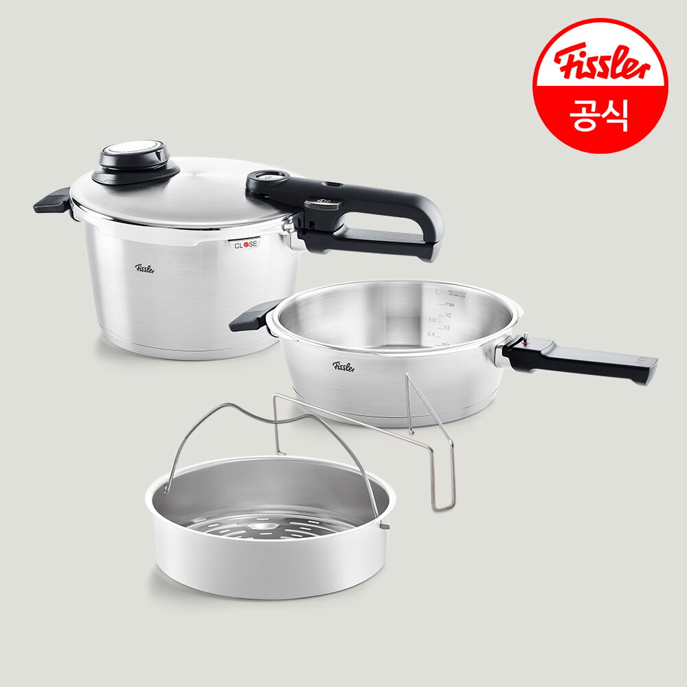 휘슬러 비타빗 프리미엄 압력솥 22cm 쿼트로 (2.5L+4.5L)