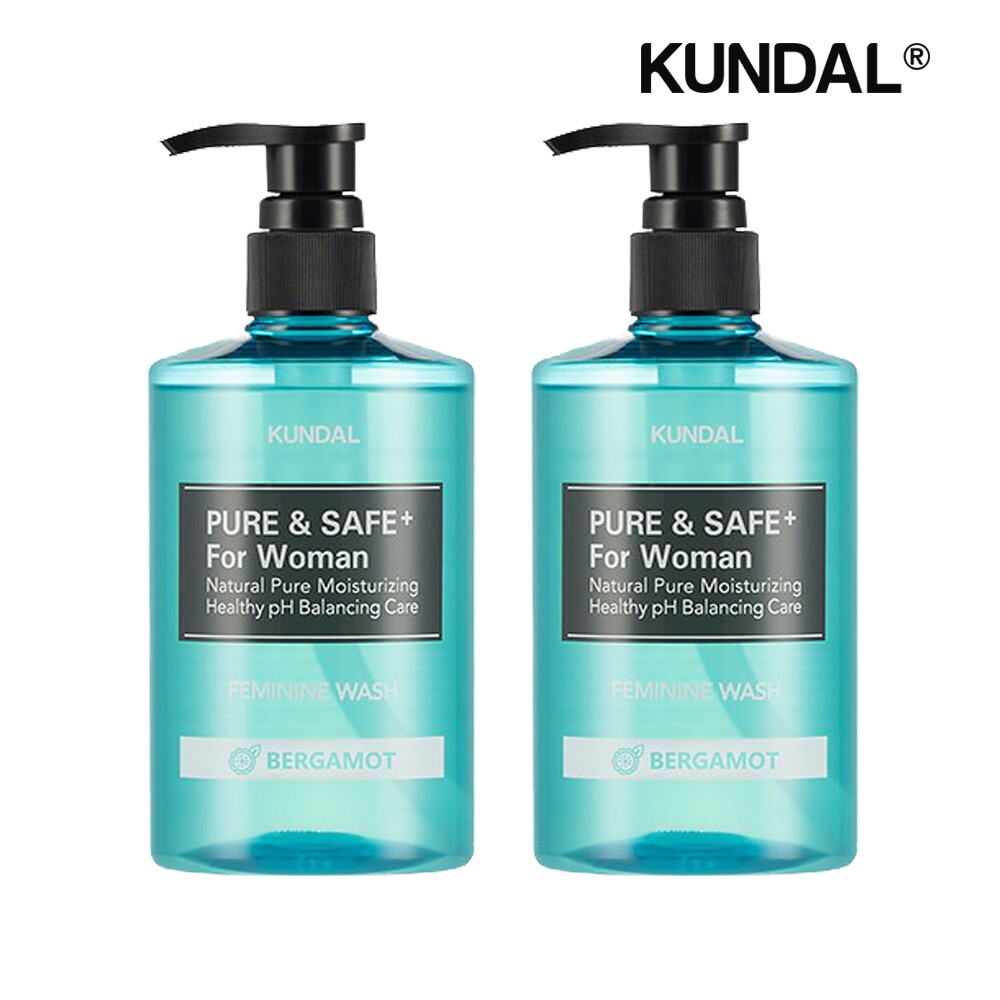 쿤달 쿤달 퓨어 앤 세이프 여성청결제 베르가못 300ml x2개