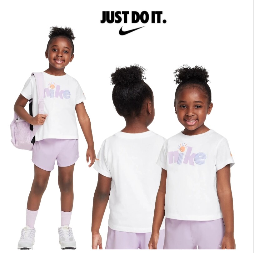 나이키키즈(정) 나이키써니스우시반팔티셔츠 4-7세 A252TS128P