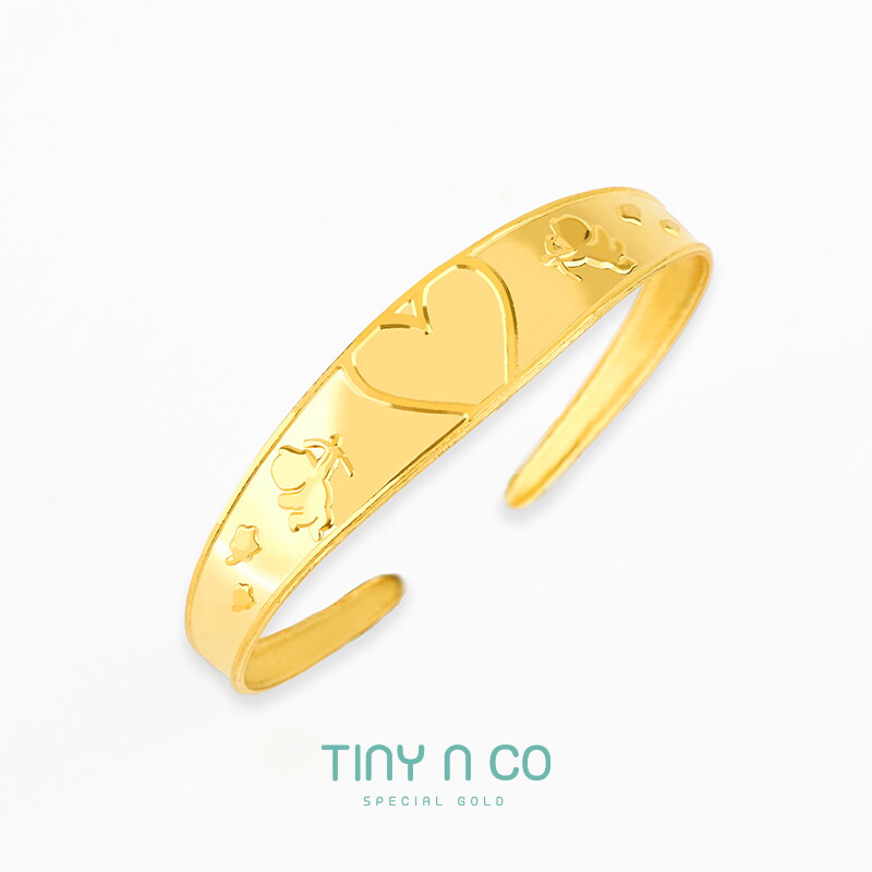 타이니앤코 순금 24K 코코 7.5g 하트 돌팔찌