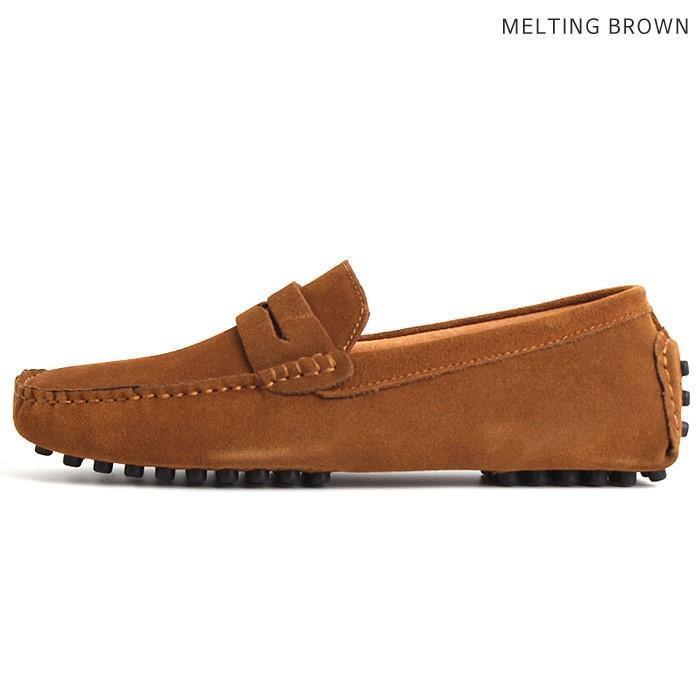 멜팅브라운 [멜팅브라운] 남성드라이빙슈즈 남성스웨이드로퍼 남성가을신발 W88