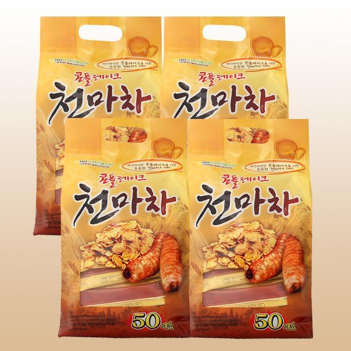 셀러허브 식품 동일 콘플레이크 천마차 200T (50T X 4개) 콘후레이크