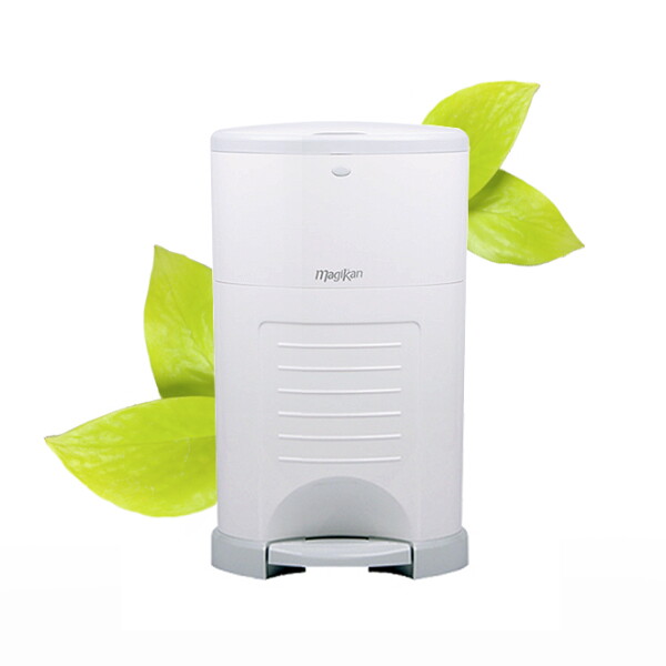 매직캔 밀폐 휴지통 매직캔 기저귀통 9L M220NSW 화이트