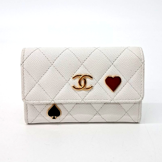 샤넬 [구구스]중고명품 샤넬 캐비어 코코 카지노 카드지갑 (NO 10353464)