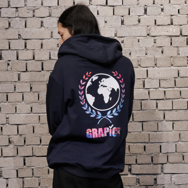 그라픽(남성) [그라픽]리프월드 기모 후드집업
